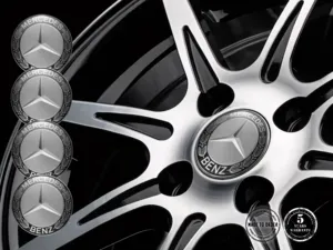 Mercedes Epoxy Dome Aufkleber Luxus Autoembleme